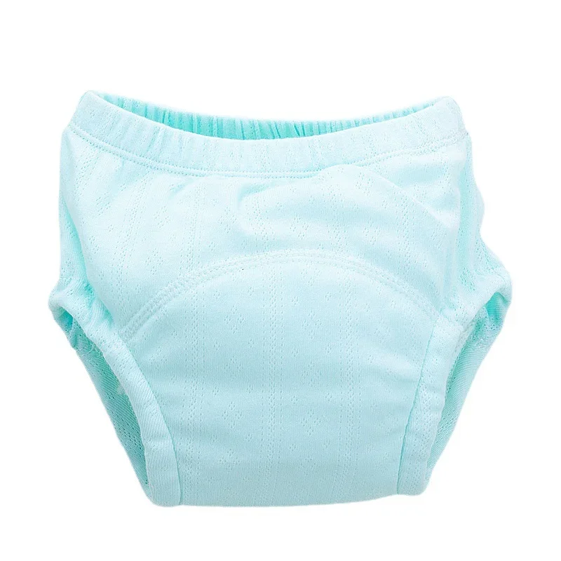 Newborn Baby Training Pants Baby Shorts Solid Color Washable Underwear Boy Girl Cloth Diapers Reusable Nappies Infant Panties