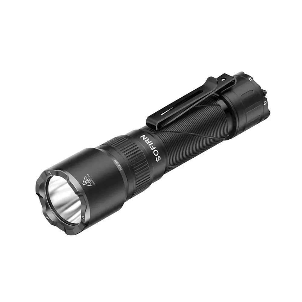 Sofirn SK31 パワータクティカルフラッシュライト 6800LM 長距離トーチ トリプルスイッチシステム Type-C 21700 防水ハンティングサーチライト
