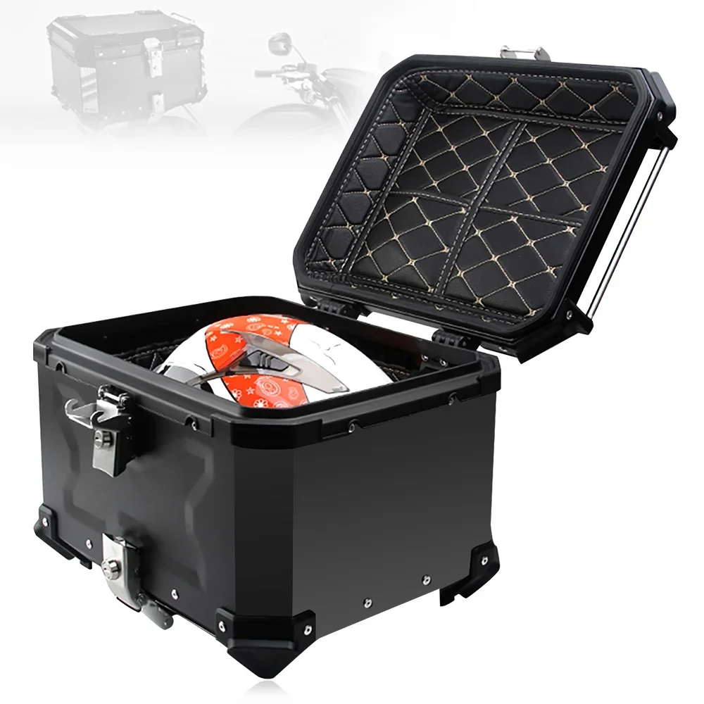 

Fast Delivery Motorbike 5052 Aluminum Alloy Storage Top Box for Motorcycle Rear Trunk Luggage Tail Boxes Accessories and Parts