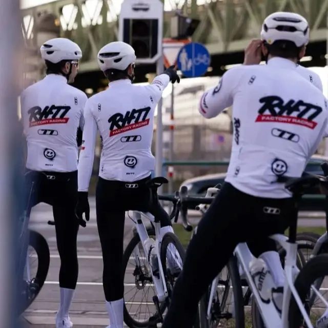 Men RH77 Cycling Jersey Long Sleeve High Quality Pro Team Race Bicycle Jersey Breathable MTB Road Bike Shirts Maillot Ciclismo