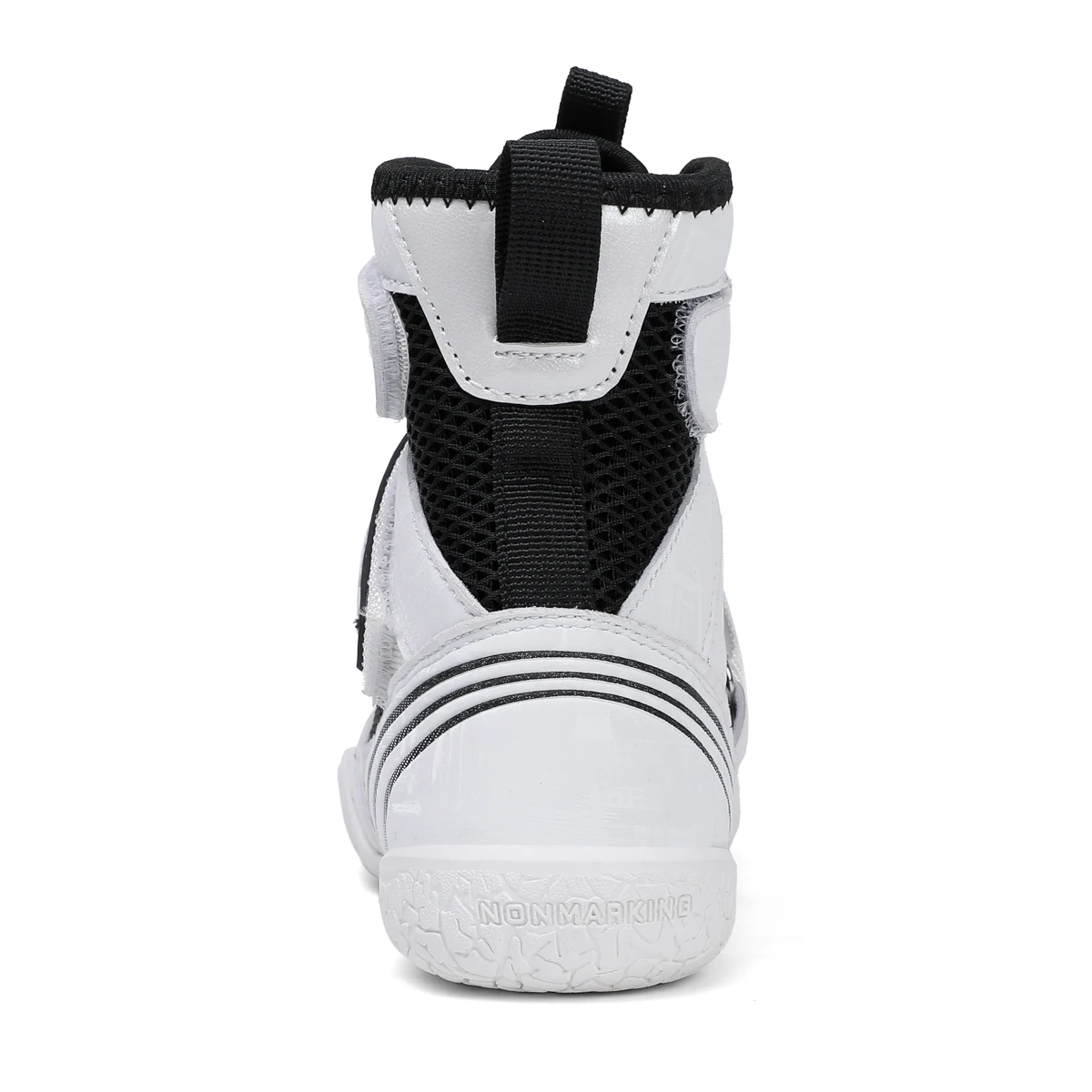 661 Men High Top Boxing Shoes Breathable Mesh Teen Wrestling Shoes Anti-slip Fitness Training Sneakers Professional Sport Shoes
