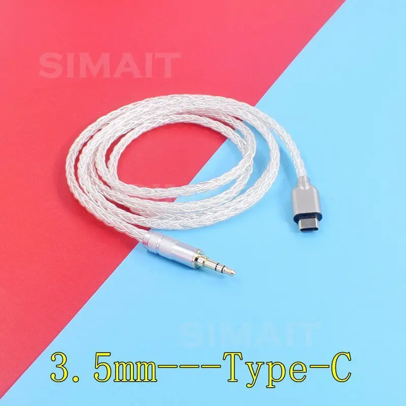 1.2M Px8 Px7s2e Px7 S2 S3 USB-C To 3.5mm Audio Cable Pi8 Headphone Cable 4.4 ToTypec Male To Male Pi7 Headphone Upgrade Cable BW