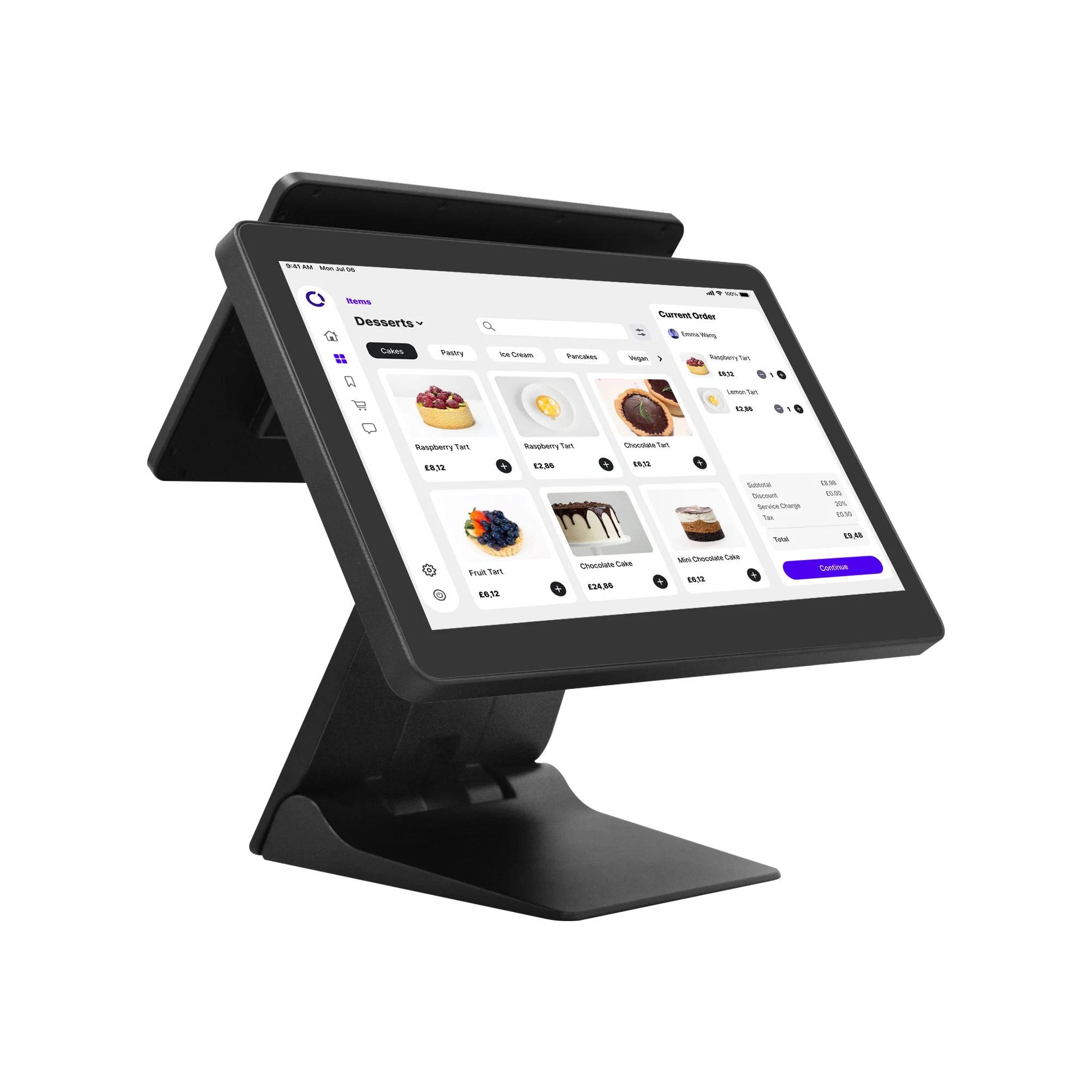 15,6-дюймовая POS-система с сенсорным экраном, новейшие технологии, все в одном, для ресторанов и кафе