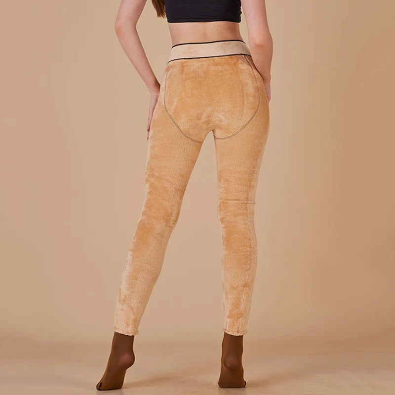 เลกกิ้งกันหนาวแบบหนาพิเศษ รุ่นใหม่ ปี 2025 สำหรับผู้หญิง เอวสูง ยืดหยุ่น กระชับรูปร่าง ถุงน่องกันหนาวแบบเซ็กซี่ โปร่งแสง