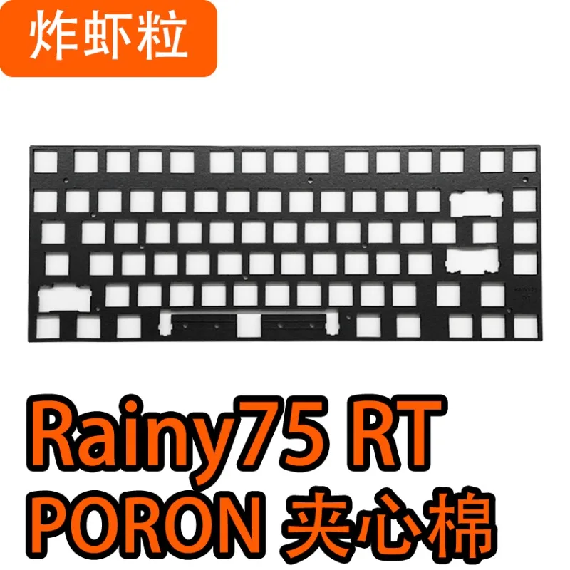 

Rainy75 RT Keyboard Accessories Sound Pack PORON Sandwich Cotton PET Voice Actor Pad Positioning Plate Game Office Accessories