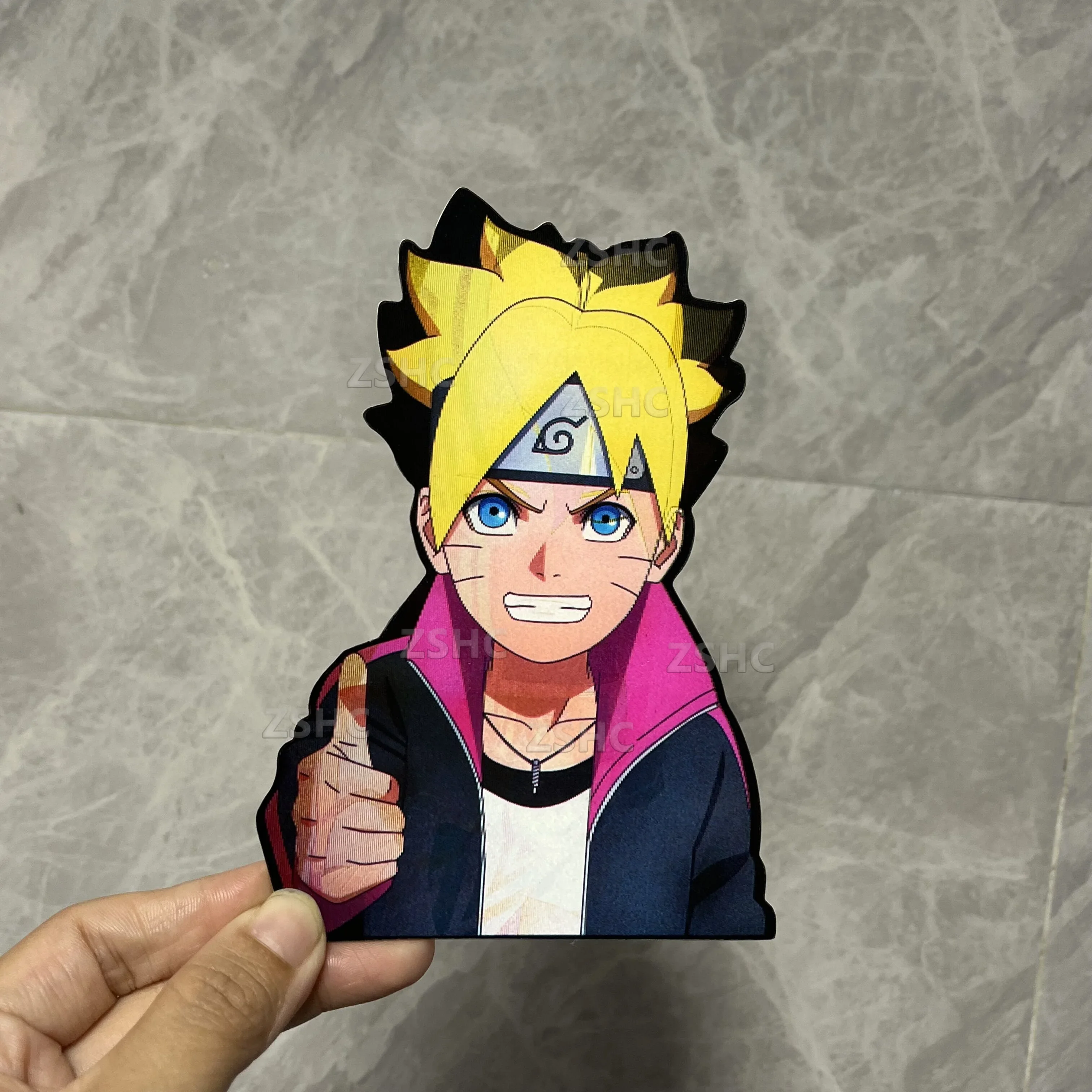 Anime Naruto Uzumaki Boruto Motion Car Stickers Waterproof Decals for Laptop,Refrigerator,Suitcase,Etc Kids Toy Christmas Gift