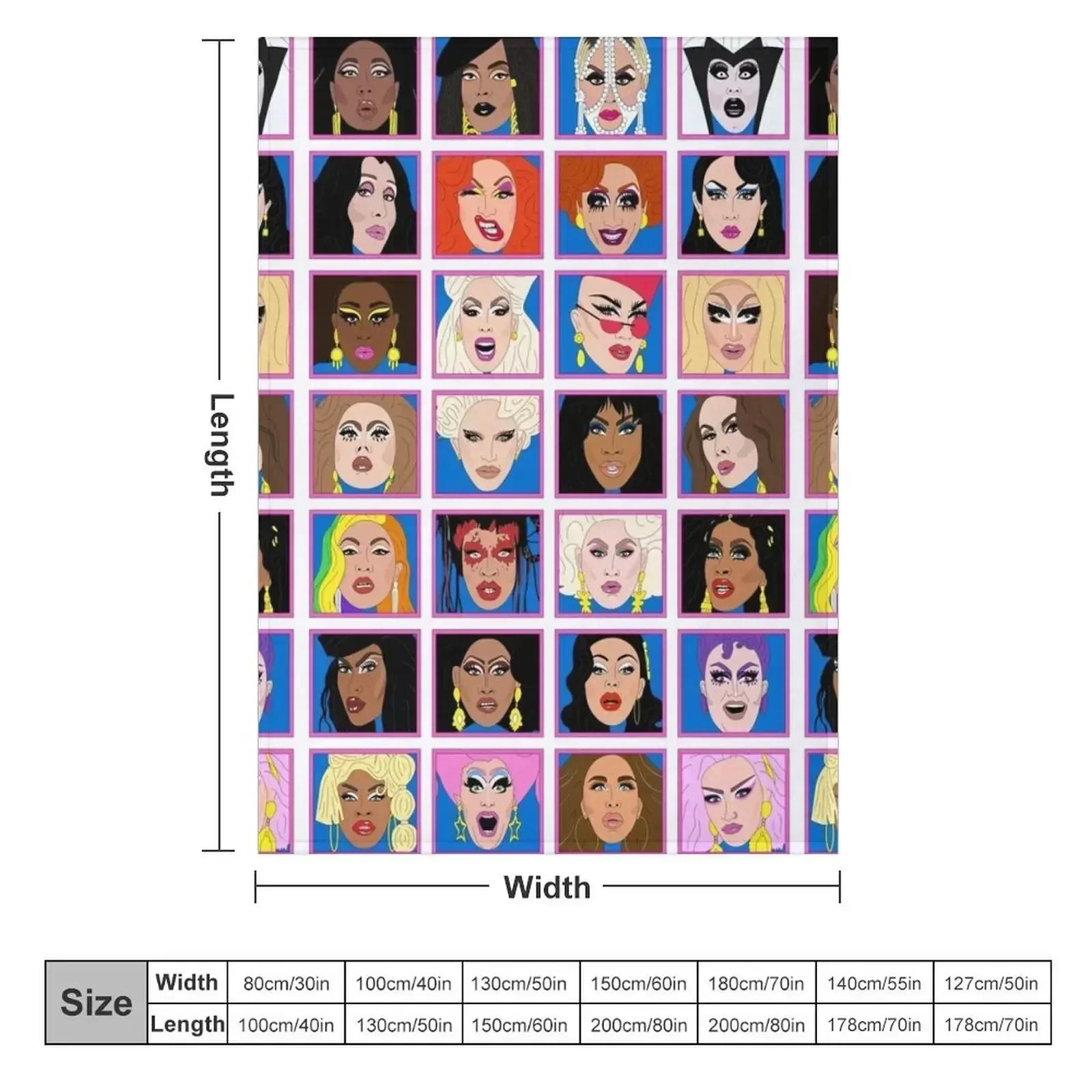 Drag Race Winners 2021 Throw Blanket Sleeping Bag For Decorative Sofa Picnic Thermal Plush Vintage Blankets 2