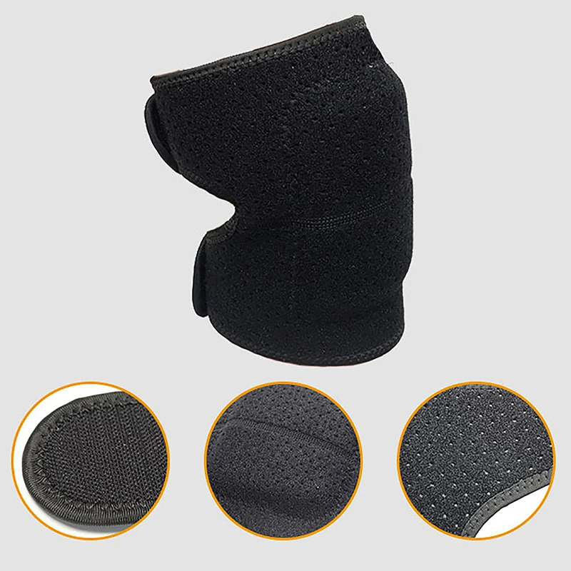 1pcs Black Knee Pads For Dancing Volleyball Yoga Women Kids Men Kneepad Patella Brace Support Fitness Protector Work Gear