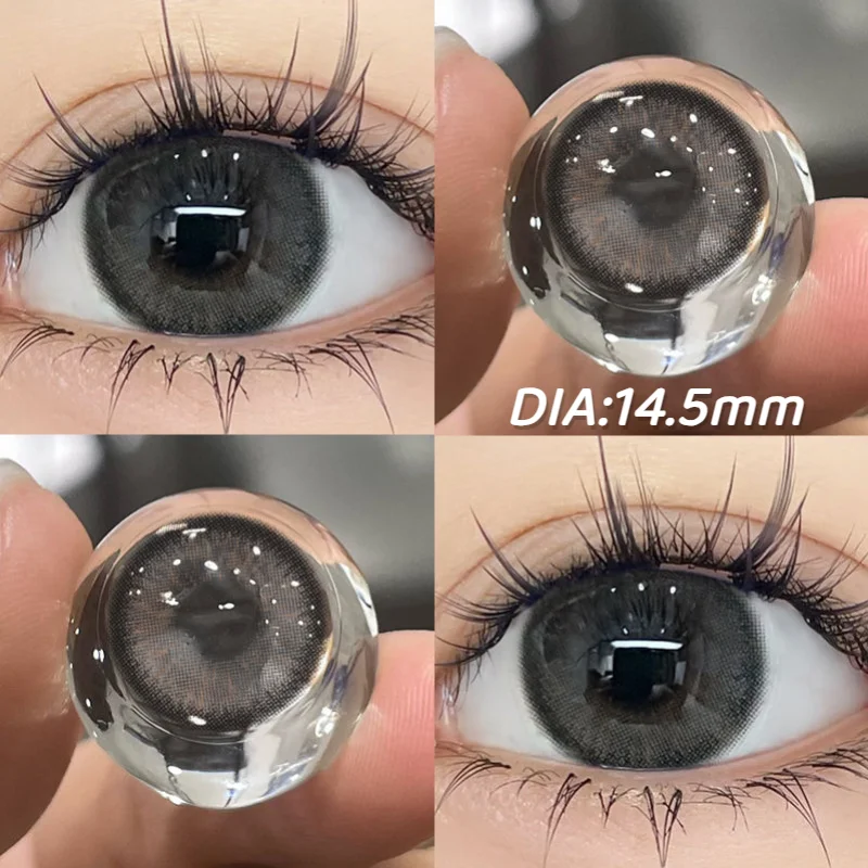 MILL CREEK 2Pcs Contact Lenses with Myopia Graduation Diopters High Quality Eyes Contacts Color Pupil Lense Yearly Fast Shipping