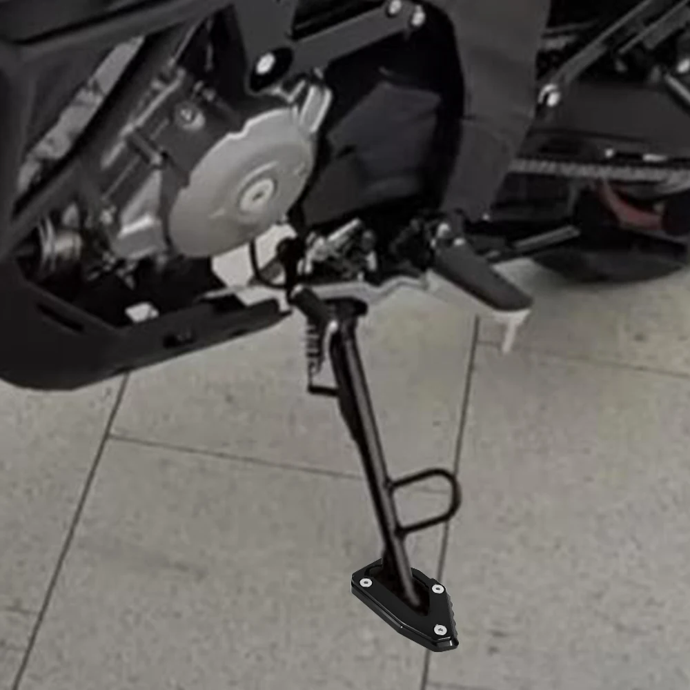 Kickstand Shoe Fit For Suzuki V-Strom 650/XT650 2014-2024 DL650 2012-2024 Side Stand Enlarger Extension Parking Pate Pad