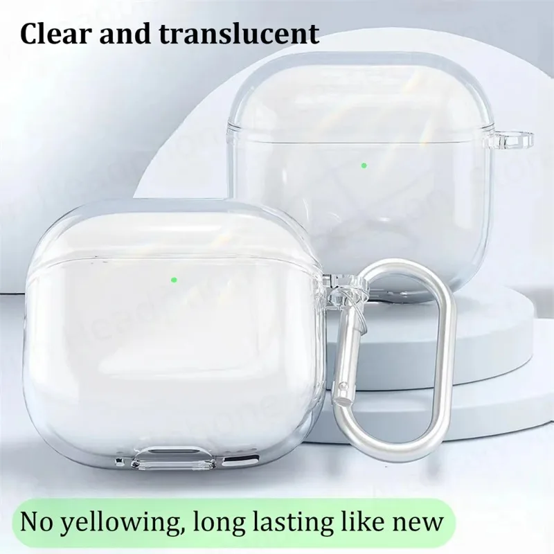 

Shock-Absorbing Clear Soft TPU Case For AirPods 4 & Pro 2 - 2024 New Easy to Carry & Precise Cutouts