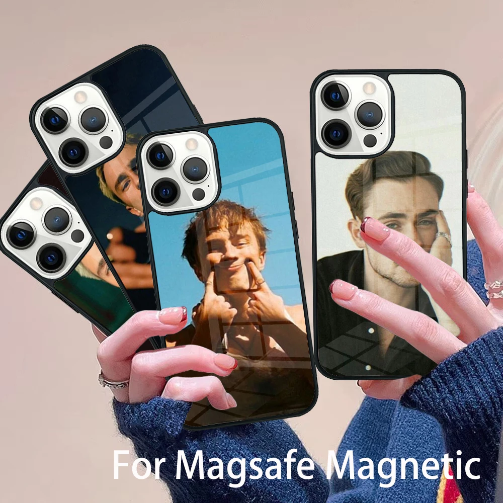 

Drew Starkey Phone Case Magesafe Magnetic Wireless Charge Cover For IPhone 16 11 12 13 14 15 Pro Max Plus Mini