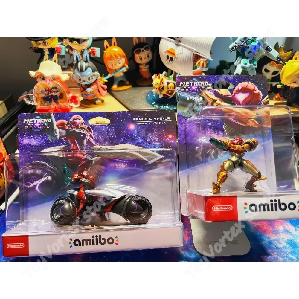 En Stock au-delà de la figurine d'action Vi-O-La Metroid Prime4 pour NS Original NFC Version asiatique région gratuite en Stock modèle Vi-O-La