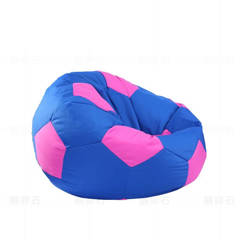 Football Shape Comfortable Bean Bag Sofa Cover For Child Adult Stuffed Chair Sofas  Cushion Organizer Without Filler