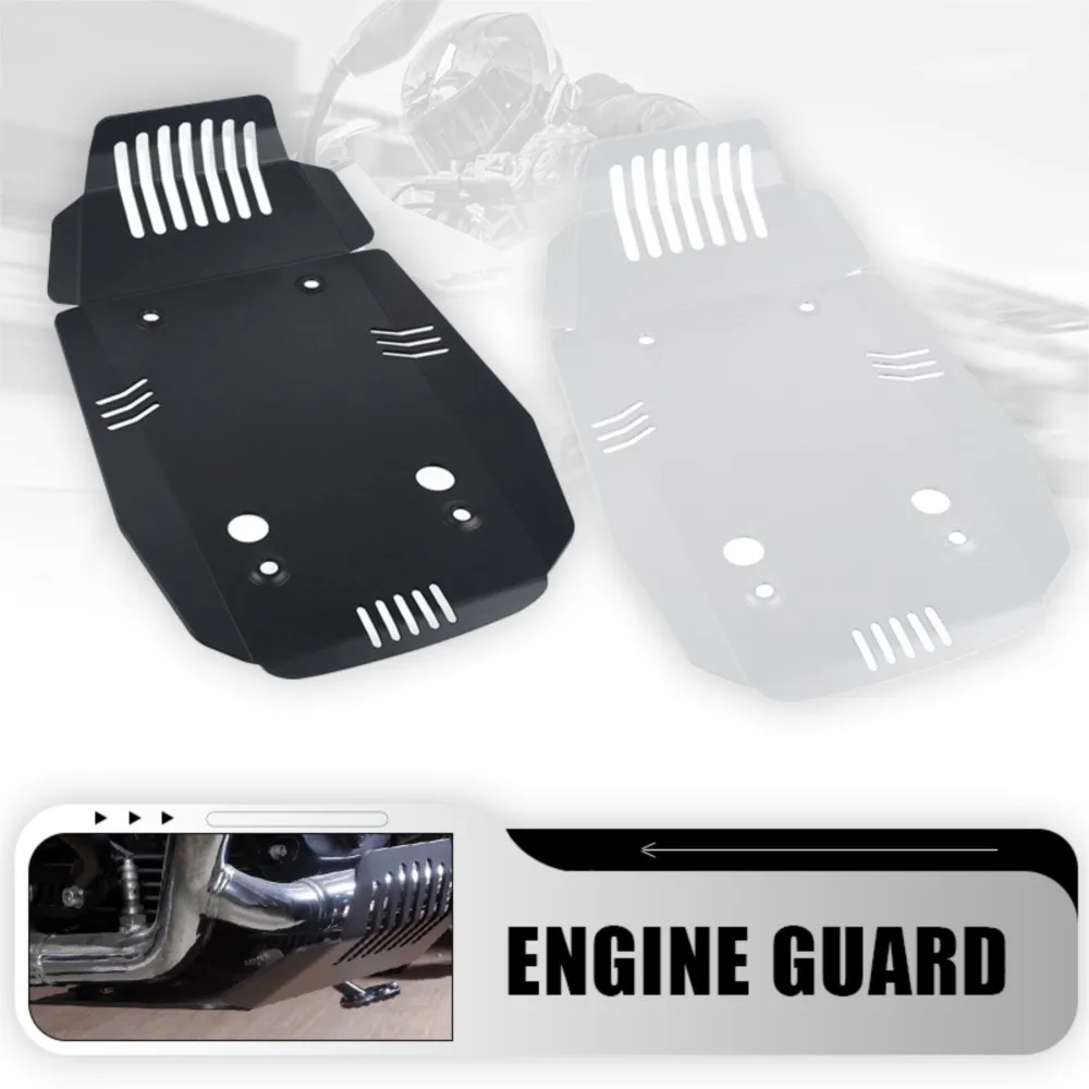 Motorcycle Skid Plate Lower Engine Base Chassis Guard Protection For BMW R Nine T NineT R9T Scrambler Pure Racer Urban 2013~2023