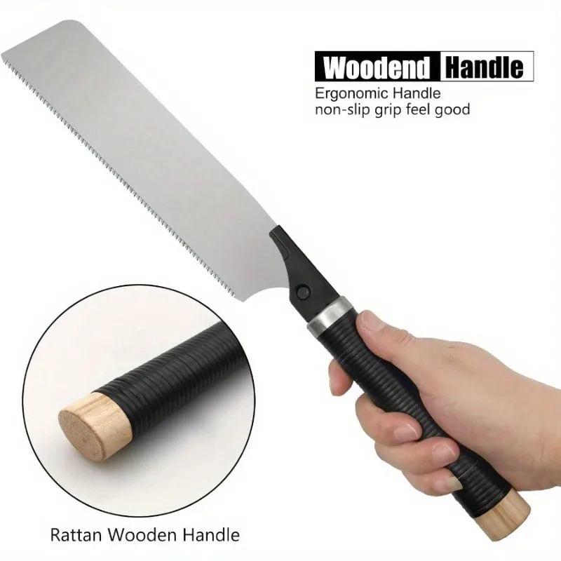 1 قطعة منشار سحب ياباني 10 بوصة منشار يدوي مع شفرة حافة واحدة قابلة للفصل منشار خشب لأدوات النجارة #2