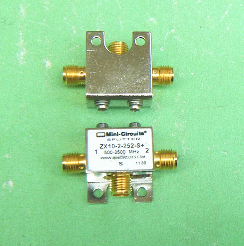 ZX10-2-252-S+   The Mini Circuits ZX10-2-252 - S + 500-2500 MHZ SMA rf microwave power dividers