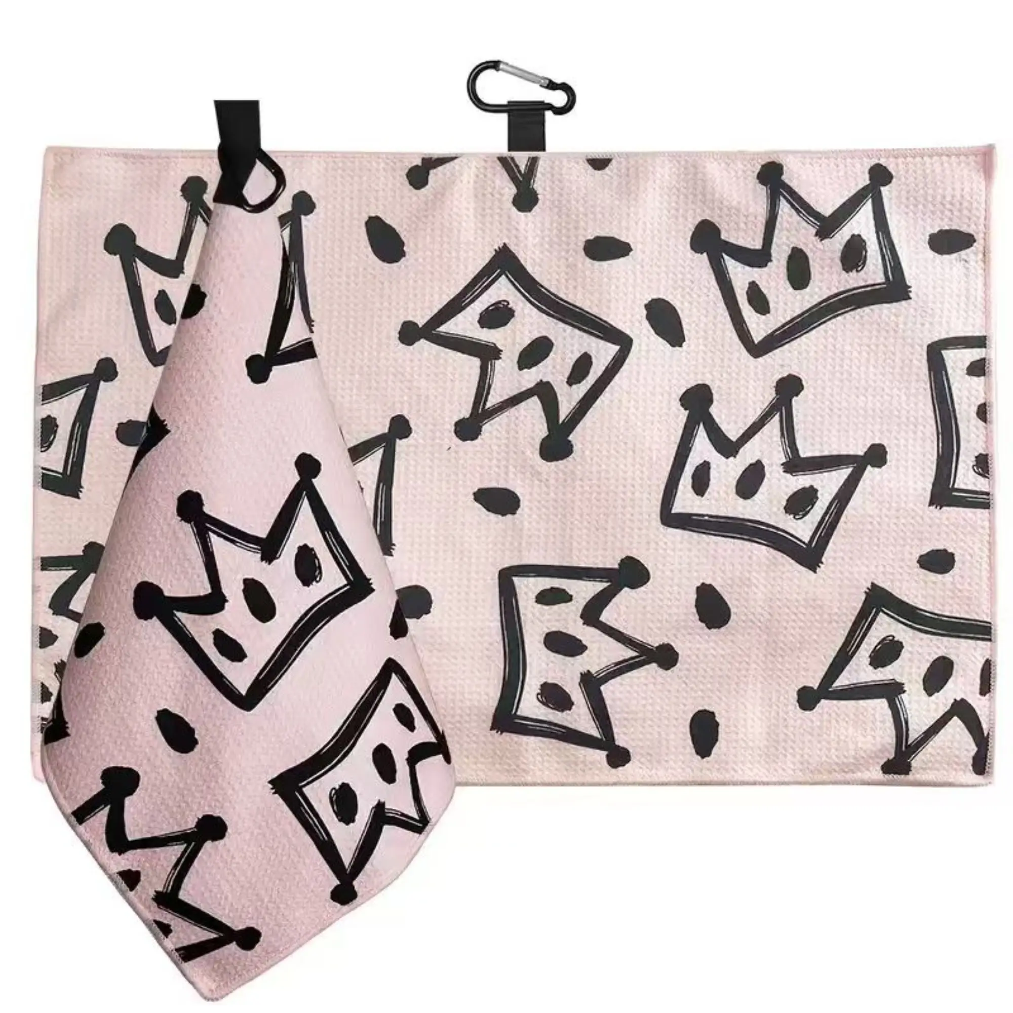 King Crown Premium Microfiber Golf Towel Large Size Super Absorbent Quick Dry for Quick Cleaning Perfect for Golf Bags
