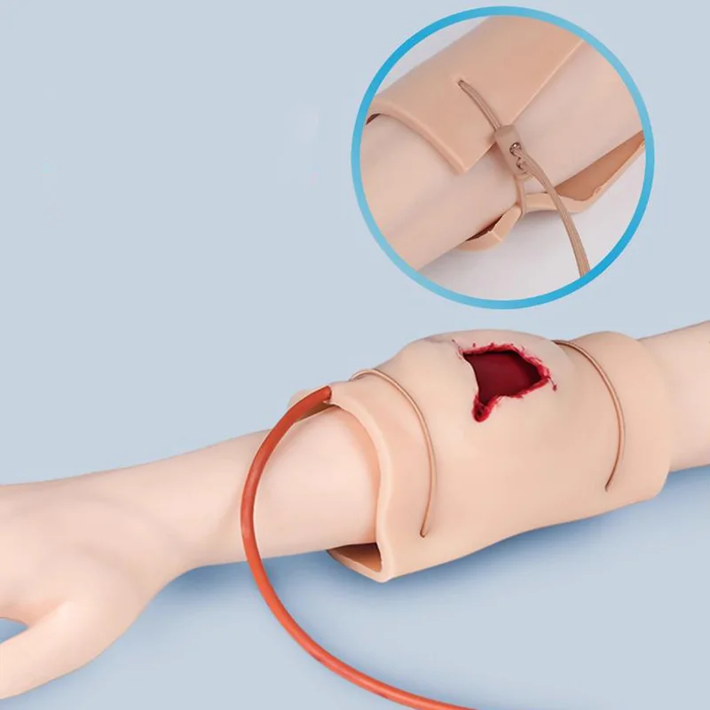 Large Gun Wound Model Wearable Trauma Simulation Hemostasis Control Training Model Medical Education