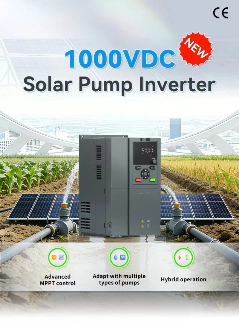High Power High Efficiency 185kW 3PH 380V Solar Controller for Water Pump Hot Sale Solar Water Pump Controller for Green Energy