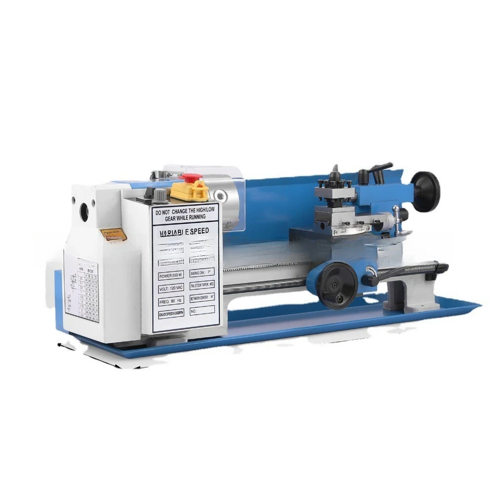 

0618 Micro Lathe Household Multifunctional DIY Teaching Small Machine Tool Metal Stainless Steel Universal Turning Bead Machine