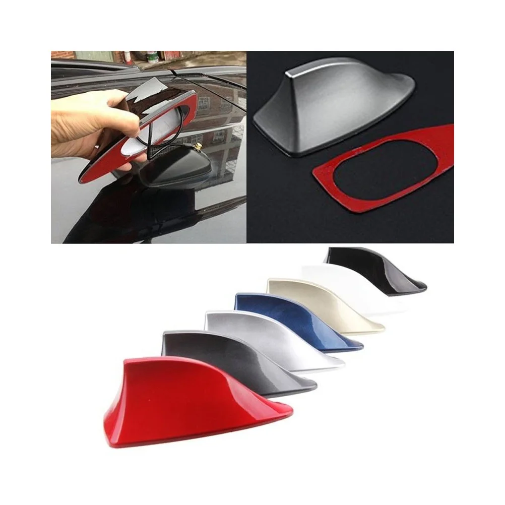 

Stylish Fin Antenna Universal Car Aerial Durable Easy Install No Drills Required Modern Decorative