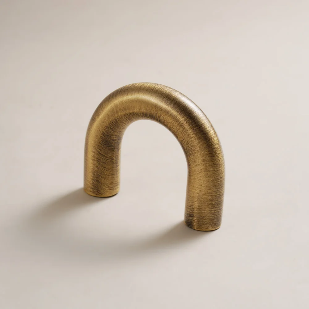 

Dooroom Solid Brass Luxury Antique Kitchen Handle Minimalist Design Style High-quality Ring Cabinet Wardrobe Long Handle