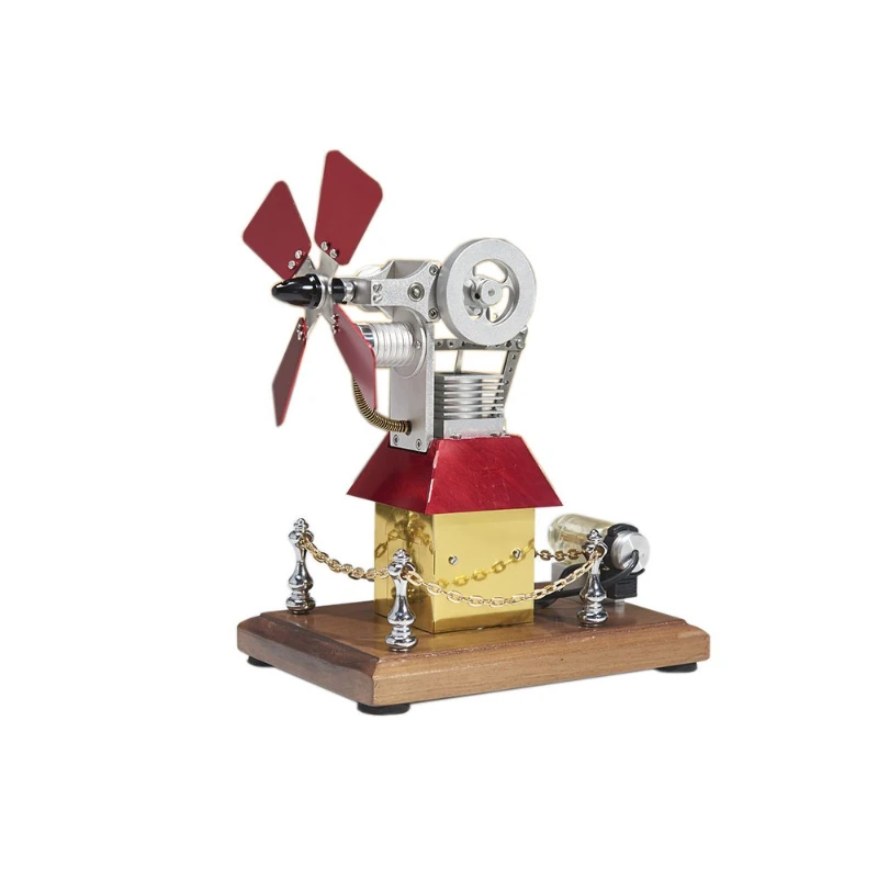 

Big Windmill Engine Model External Combustion Engine Puzzle Physics Novelty Handmade