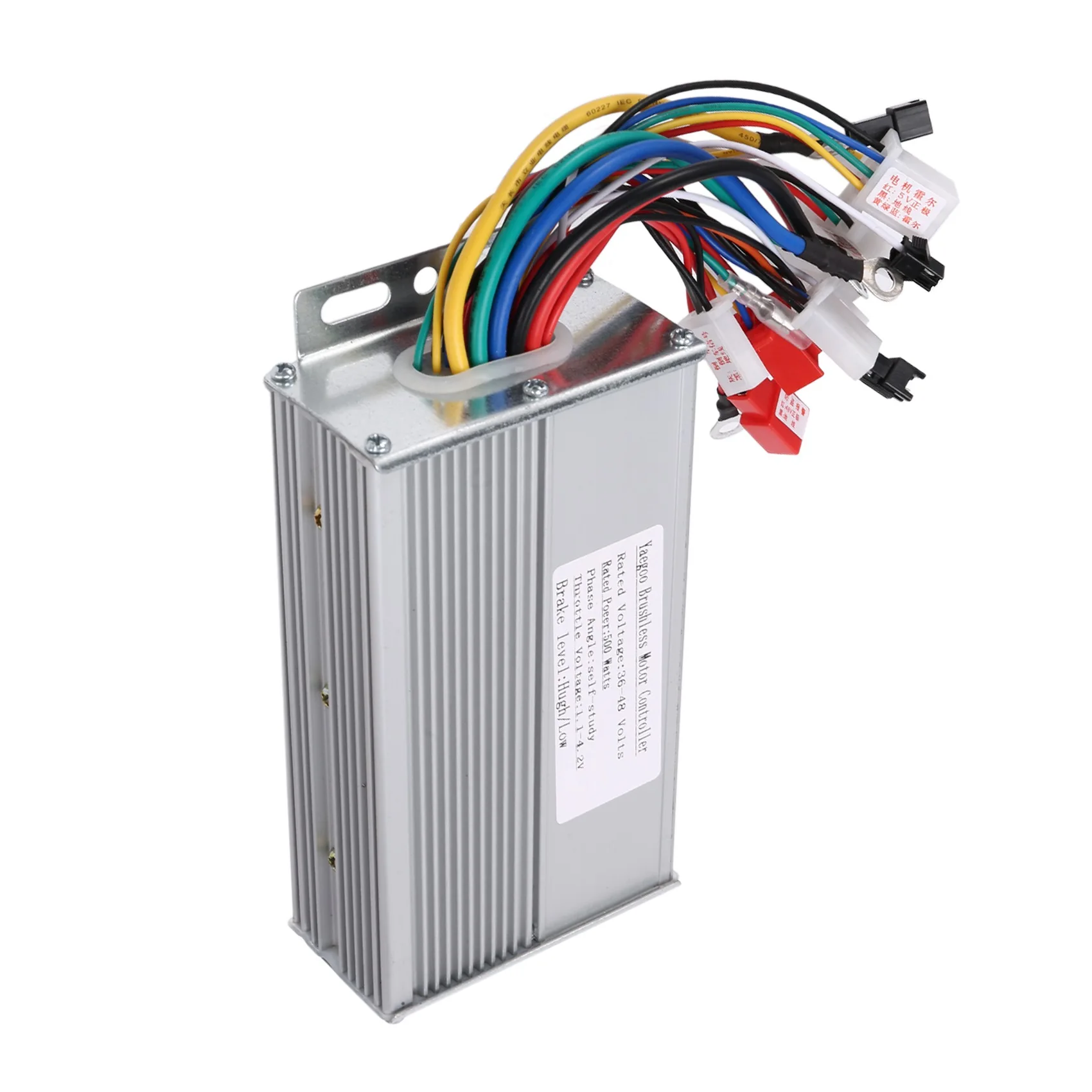 EBike pengontrol tanpa sikat, pengendali Blcd skuter listrik tanpa sikat 30A 36V 48V 500W untuk aksesori sepeda skuter XQ