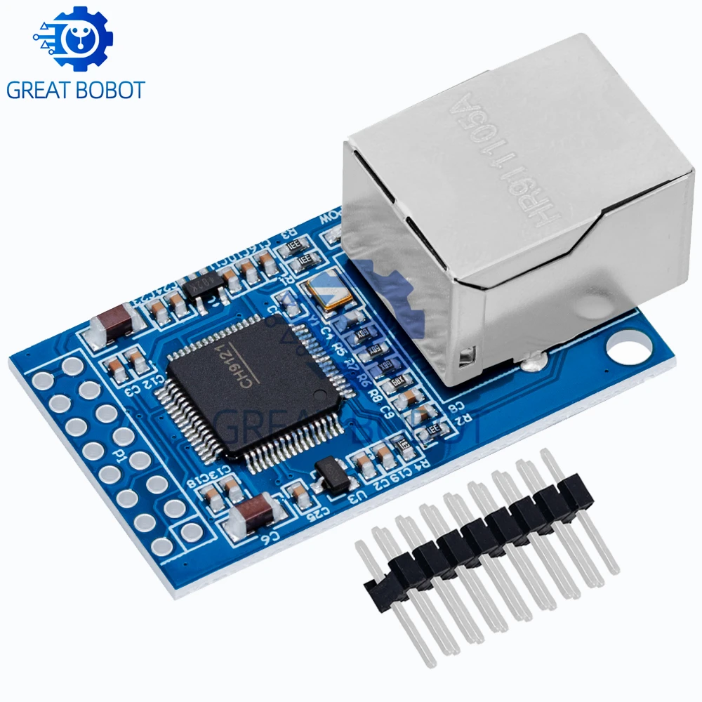 CH9121 TTL to Ethernet Converter – Industrial-Grade Serial Server Module for STM32/MCU