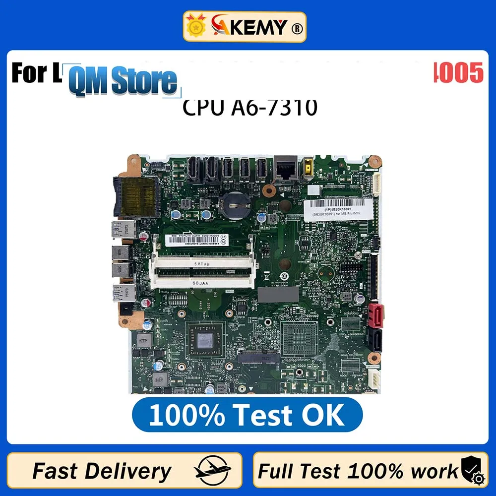 

6050A2665601 Mainboard For Lenovo C40-05 G4005 Laptop Motherboard with A6-7310 A8-6410 CPU 100% tested good