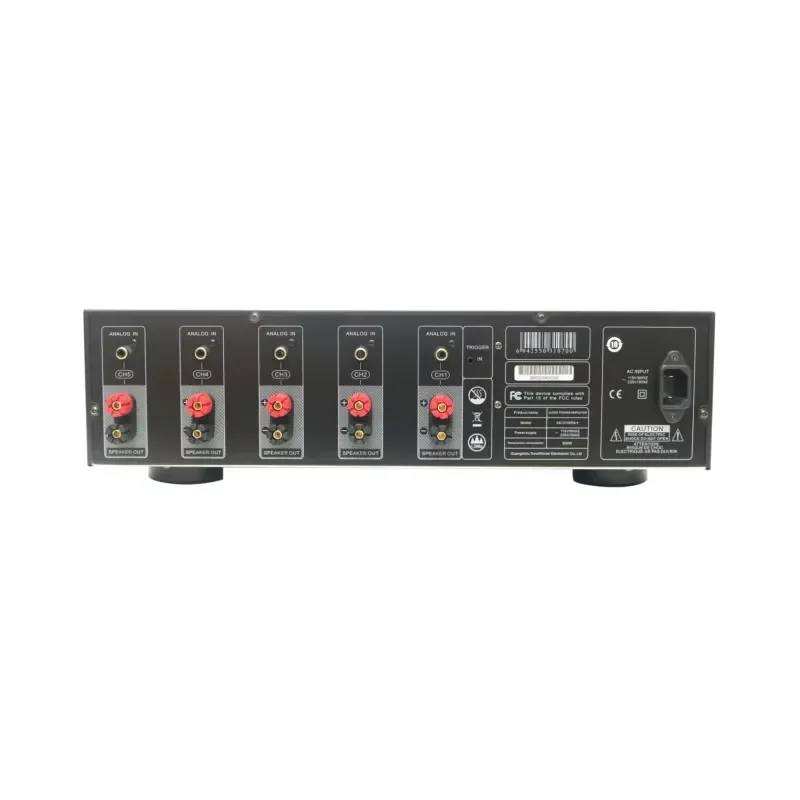 5 Channel HiFi Power Amplifier Board 500W Home Theater Audio Amp Module with Smart Cooling System for DIY Speaker Sound