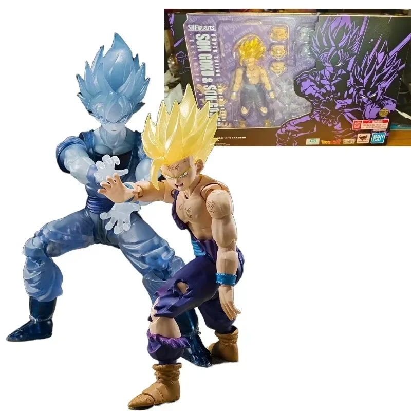 بانداي حقيقية الأصلي SHF التنين الخرز سلسلة الشمس جوكو أدنى ولد سايان ألعاب شخصيات الحركة للبنين بنات أطفال هدية