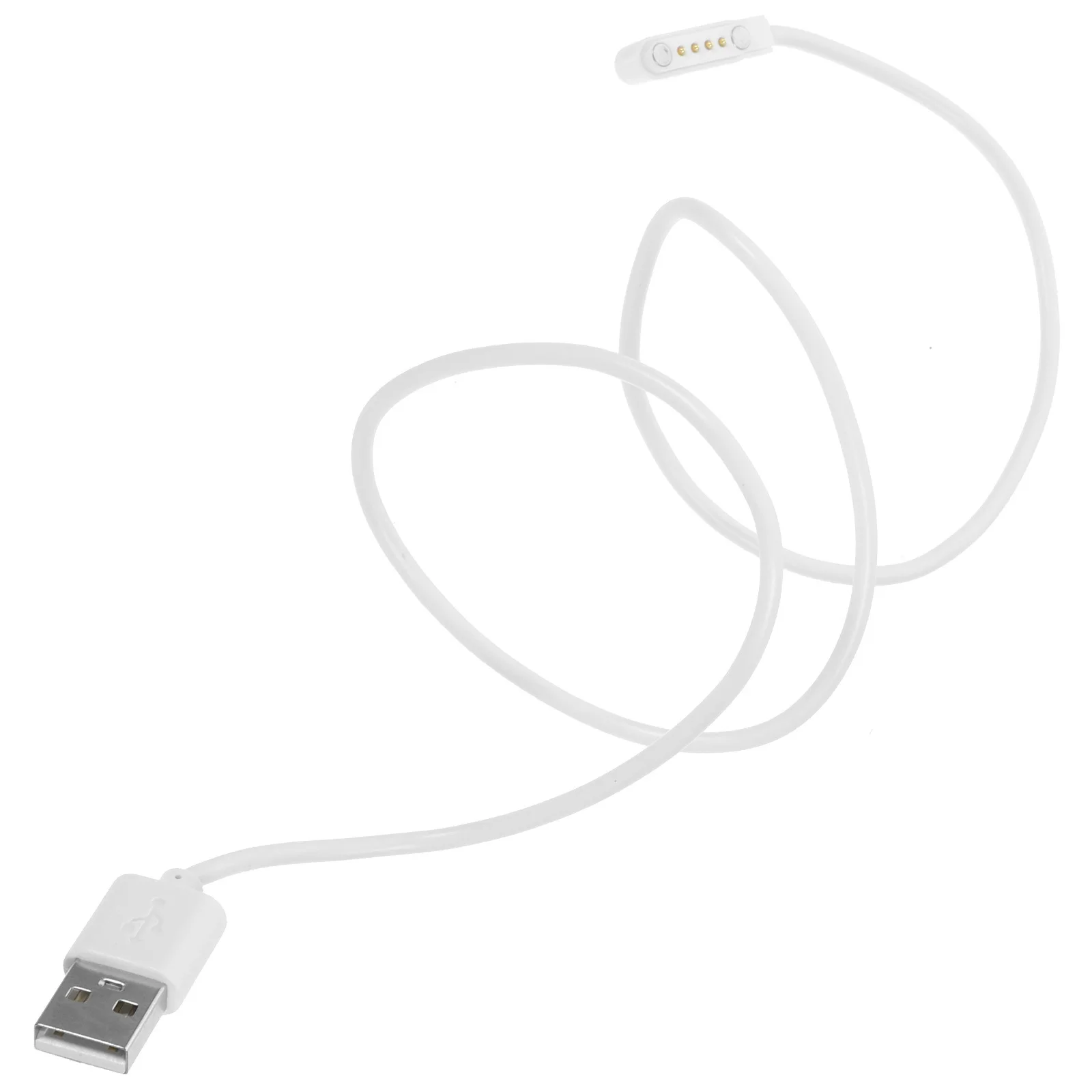 

Smartwatch Cable 4 Pin Magnetic Suction Charging USB Cable Durable Safe Material for Smartwatch Charging USB Cable,