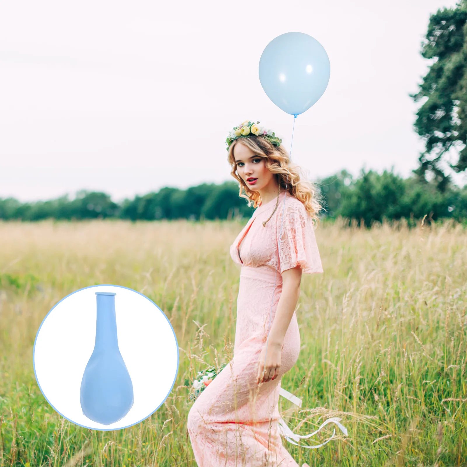 

100Pcs Blue Latex Balloons Blue Party Decorations Birthday Wedding Balloon Set Festival Balloon Kit Party Decorations