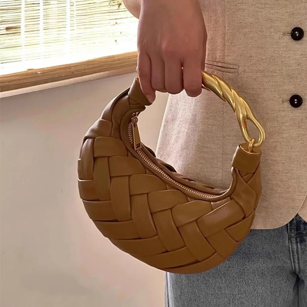 2025 جديد متعدد الاستخدامات حقيبة تحت الإبط موضة كتف واحد عبر الكتف زلابية حقيبة يده حقيبة من القماش للنساء #1