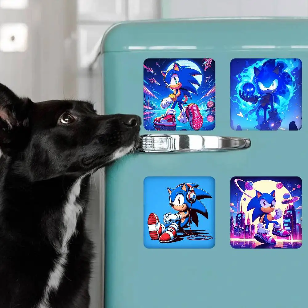 فيلم S-Super-SonicS شخصية مغناطيس الثلاجة المغناطيسي الثلاجة هدايا تذكارية للمطبخ مكتب خزانة السفر المنزل ديكو