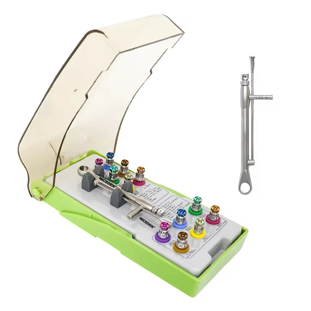 

1 комплект, универсальная динамометрическая отвертка для имплантатов, гаечный ключ, набор инструментов для восстановления трещотки, набор инструментов для зубного имплантата