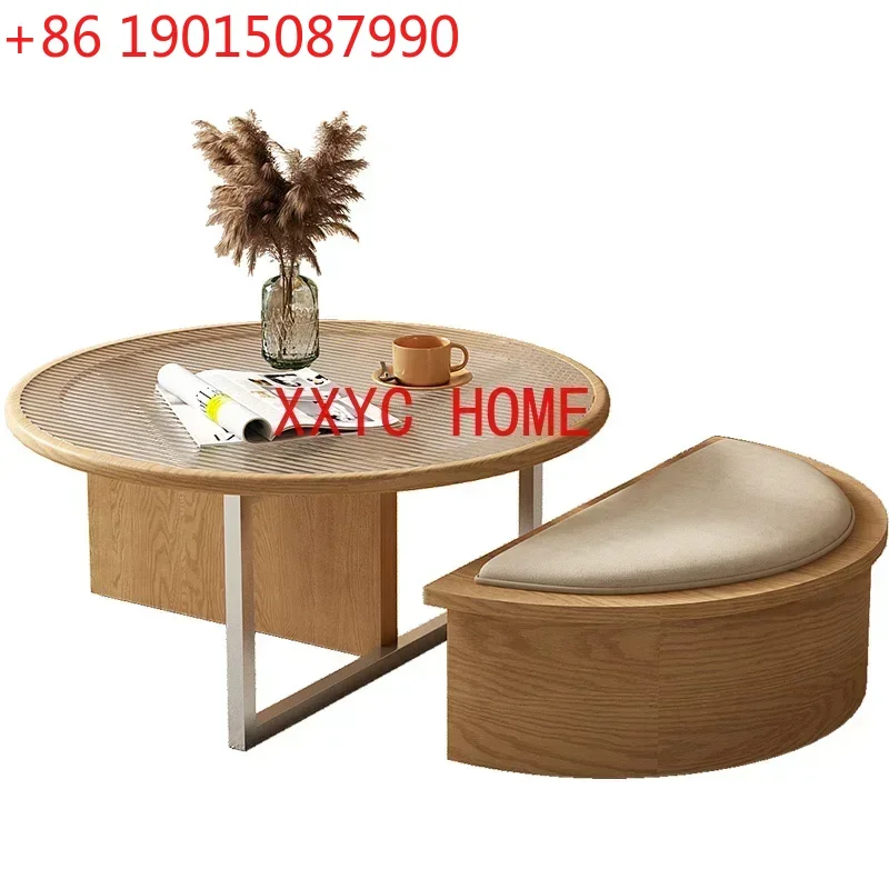 Modern Simple Home Small Apartment Living Room Creative Multifunctional Storage Tea Table