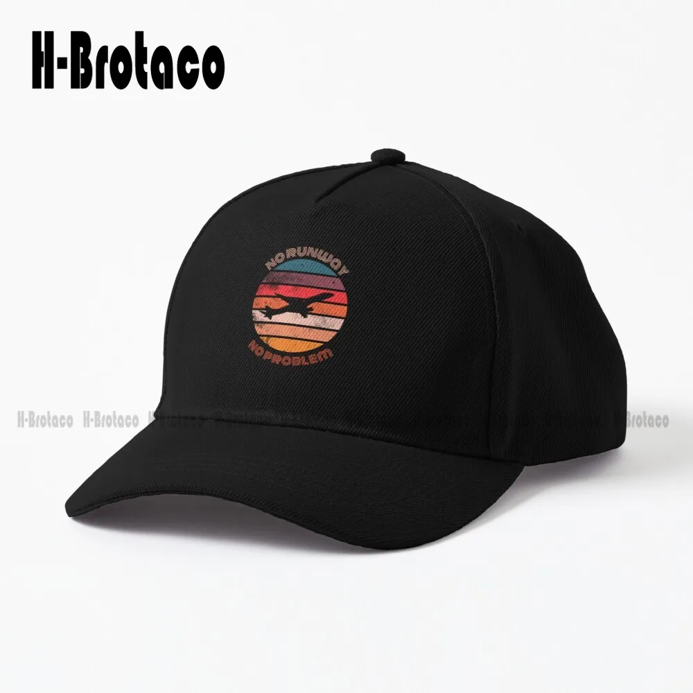 No Runway No Problem Trending Baseball Cap Womens Sun Hats Personalized Custom Unisex Adult Teen Youth Summer Baseball Cap Art