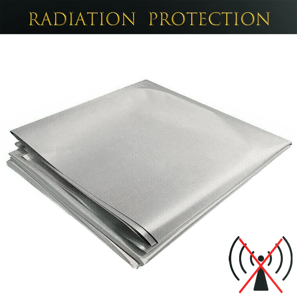 El mejor paño de protección antirradiación, tela de cobre altamente conductora, blindaje de 105dB, bloqueo EMF RFID, Wifi, señal de teléfono 5G