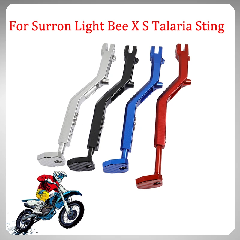 Soporte Lateral Ajustable para Motocicleta Surron Light Bee X S Talaria Sting, Soporte de Pie para Motocross y Dirt Bike