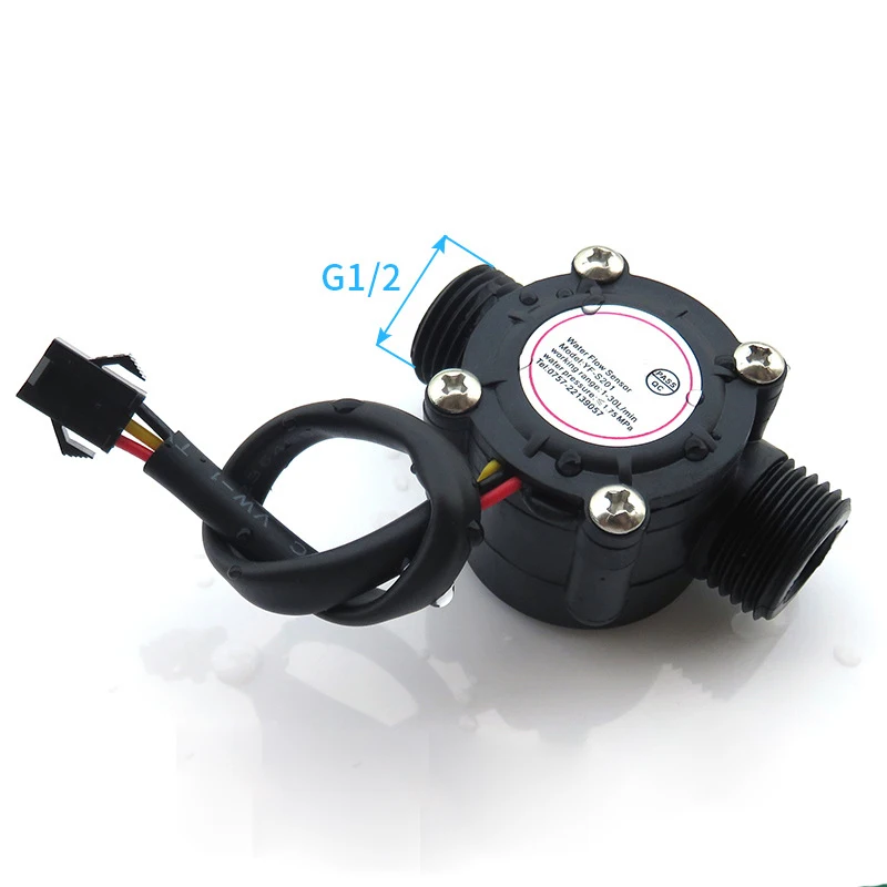1/2" 3/4" 1"Water Flow Sensor Flow Meter Hall Flow Sensor Water Control Liquid Sensors Switch