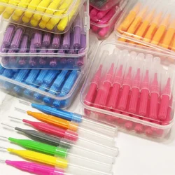 Interdental toothbrush 25pcs/Box Dental brush tooth brush Dental laboratory material inter Teeth Oral Care Orthodontic Tooth