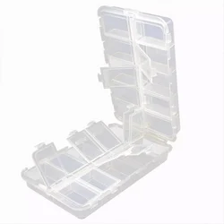 20 Holes Fishing Line Box Portable Fishing Tackle Plastic Box for Lures Hooks Outdoor Fishing Tackle Boxes Accosseries