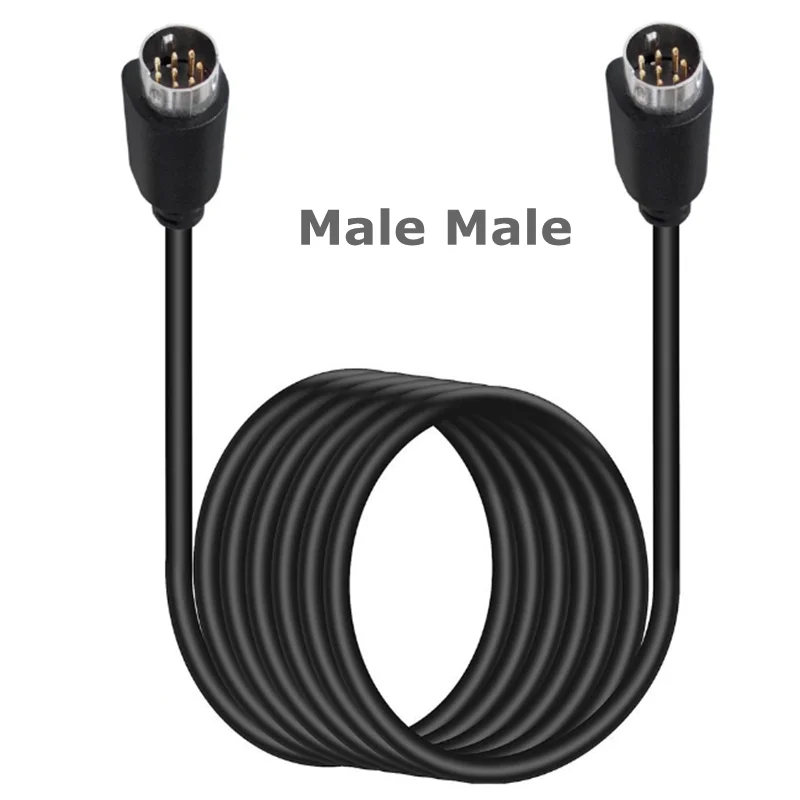 S-video set-top box cable Mini DIN 8pin Male to Male，Male to Female Cable ,Premium Copper，For JVC Subwoofer