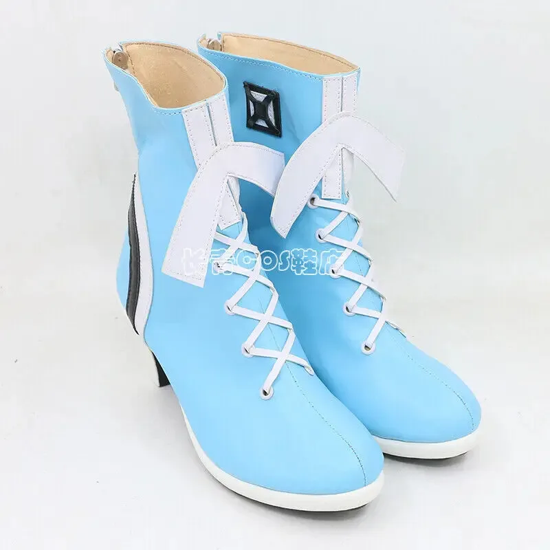 

Обувь для косплея в стиле аниме LOL «Императрица элементов» True Damage Qiyana Yun Tal, ботинки для костюмов на Хэллоуин, аксессуары, реквизит, сделанный