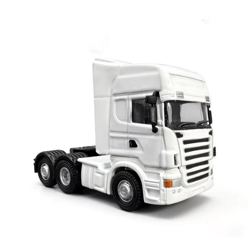 

Масштабная модель 1/76: Тягач S680 R580 с полуприцепом, имитация, сплав, статическая модель, коллекционный сувенир, украшение