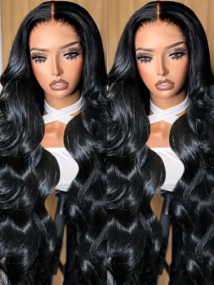 42 بوصة 13x6 أسود الجسم موجة HD الدانتيل الباروكات الأمامية 200 الكثافة 13x4 موجة المياه الدانتيل الباروكة الأمامية 100 الشعر البشري 5X5 HD #1