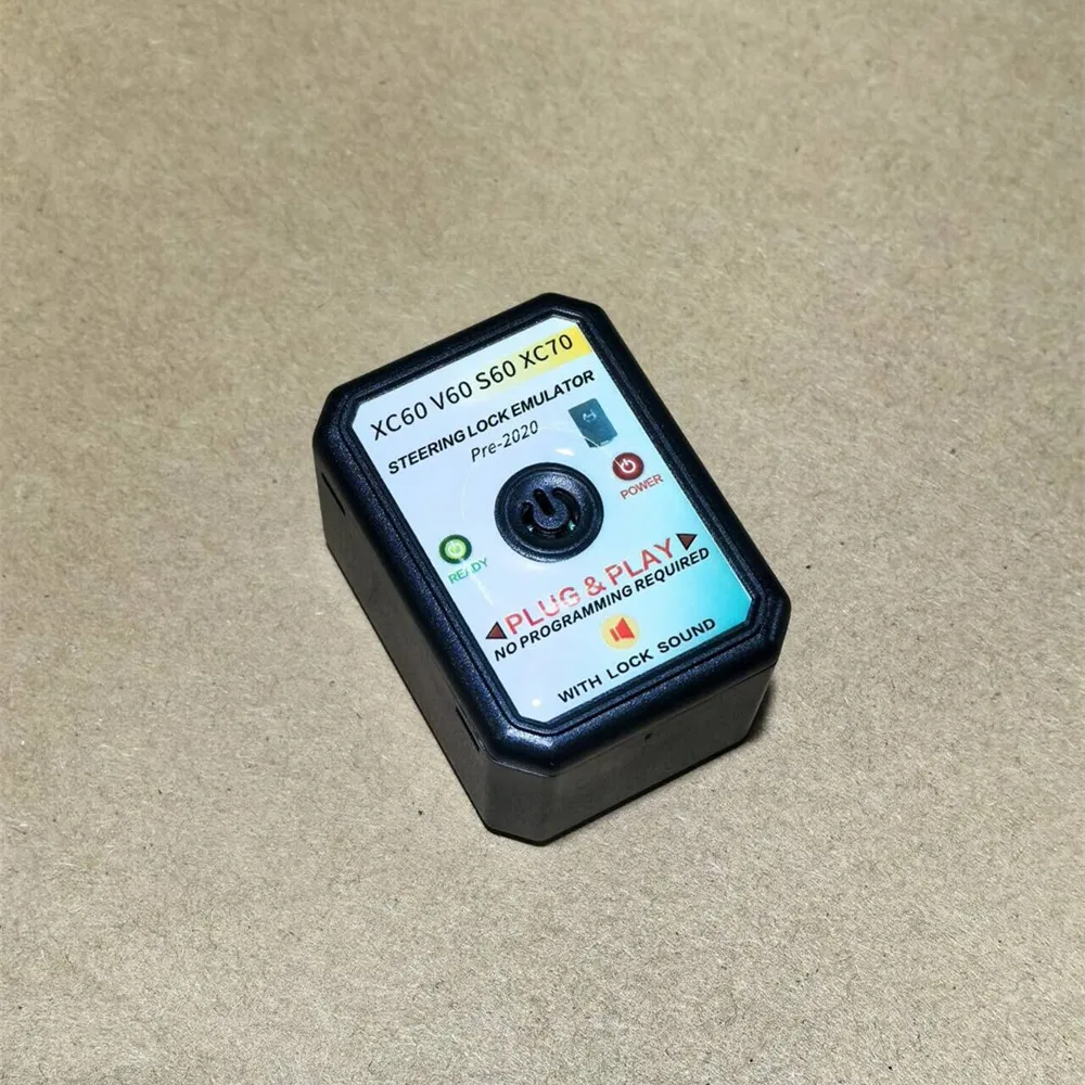 

Newest For Volvo XC60 V60 S60 XC70 Pre-2020 Compatible Steering Lock Emulator Simulator With Sound Plug& Play Included